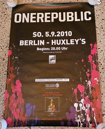 One republic konzertposter - one,