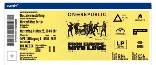 Tickets 26 onerepublic - 2, 18.7.26